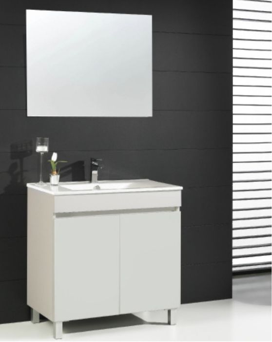 Móvel de WC + Lavatório + Espelho