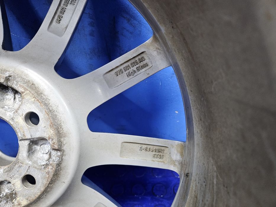 FELGA aluminiowa AUDI A3 8V 18" 8J ET 46 5x112 Oryginał | OEM |