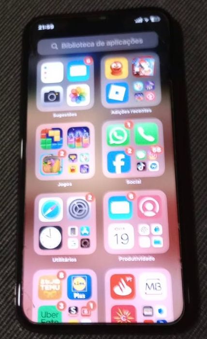 iPhone X 256GB em bom estado