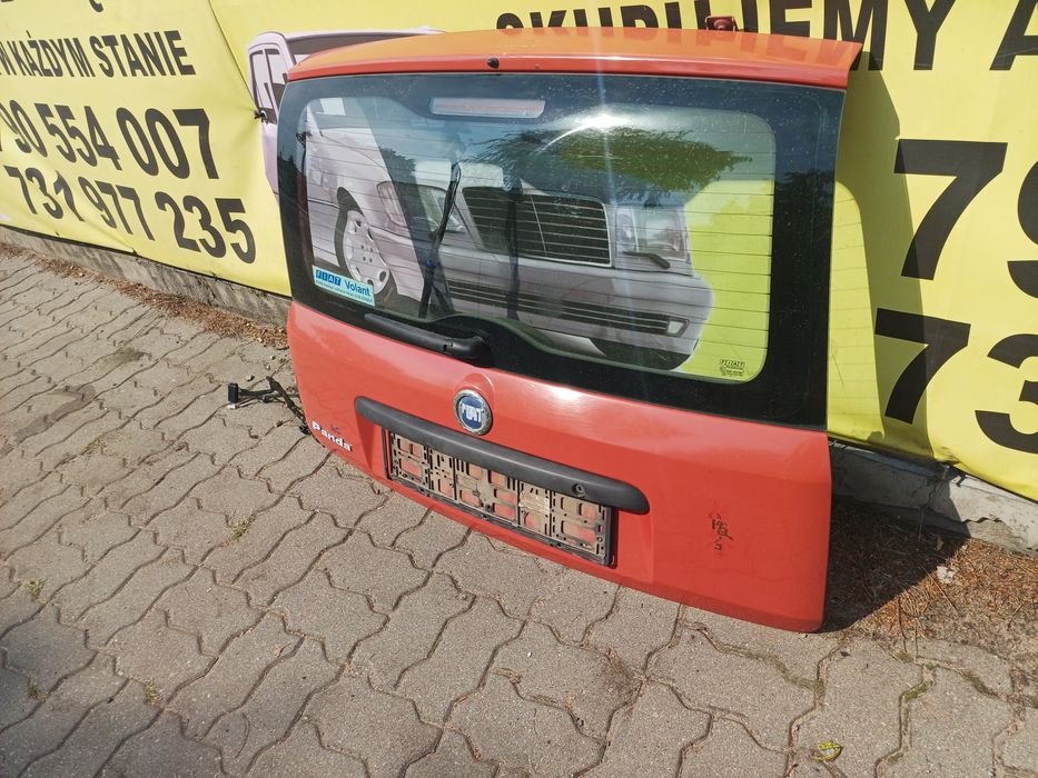 Fiat Panda II 2 klapa pokrywa bagażnika kompletna