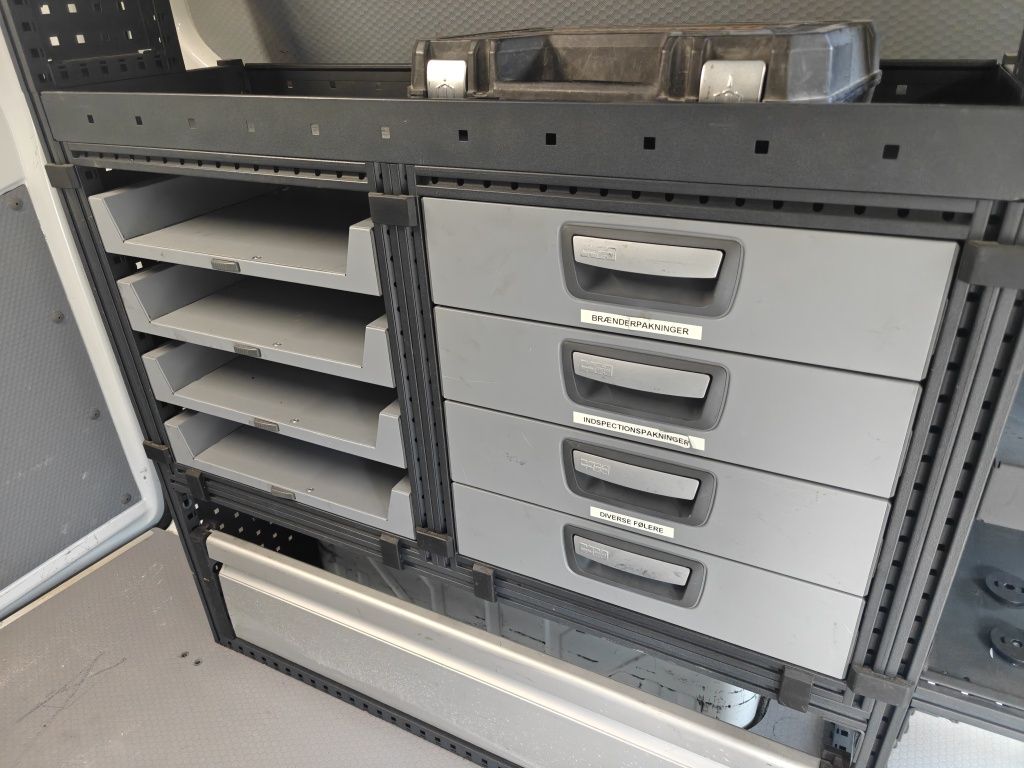Zabudowa Regały Moduł System Ford custom