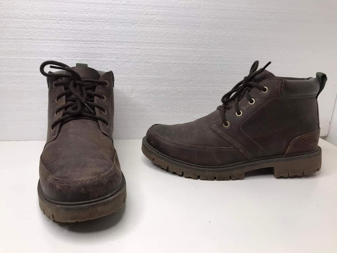 Męskie trapery skórzane ocieplane Clarks Rozmiar 42