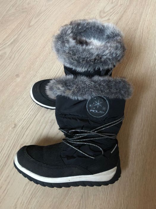 Зимние ботинки на меху Mols для девочки 27-28 размер
