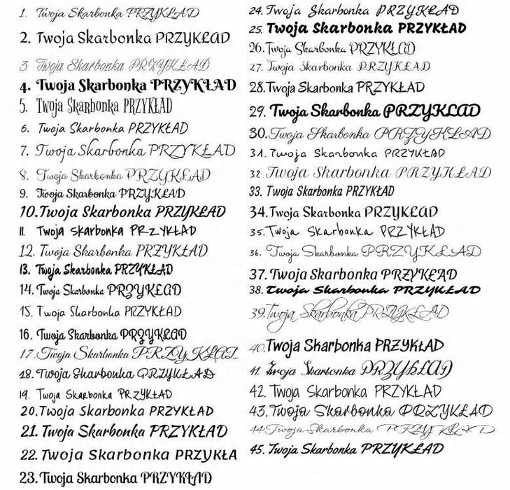 Skarbonka z własnym grawerem, dowolna grafika PERSONALIZACJA czarna