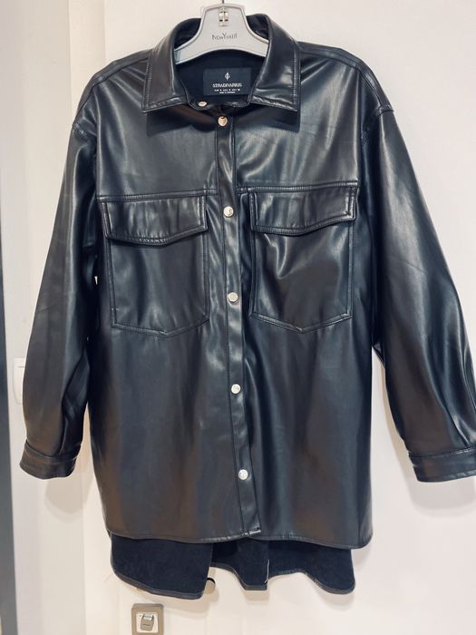 Koszula  katana  ekoskóra Stradivarius S/M