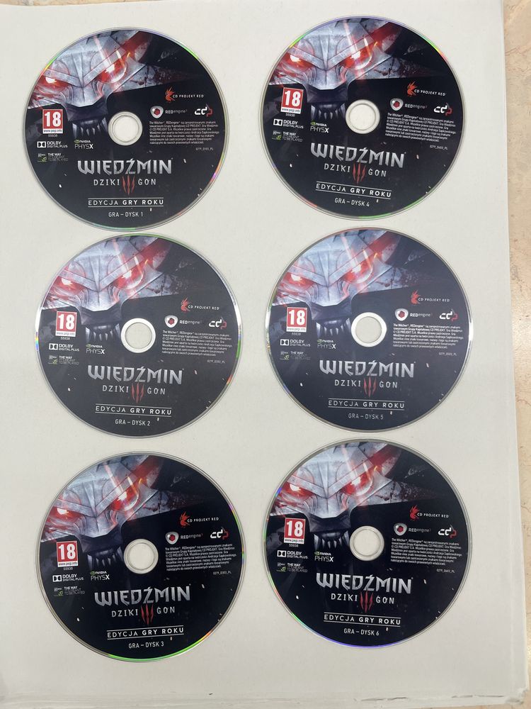 WIEDZMIN DZIKI 3 GON - edycja gry roku