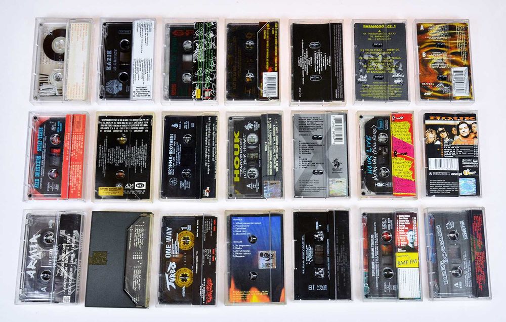 Polski rap, rock, metal - zestaw kaset 1 - Kazik Liroy TSA Turbo Houk