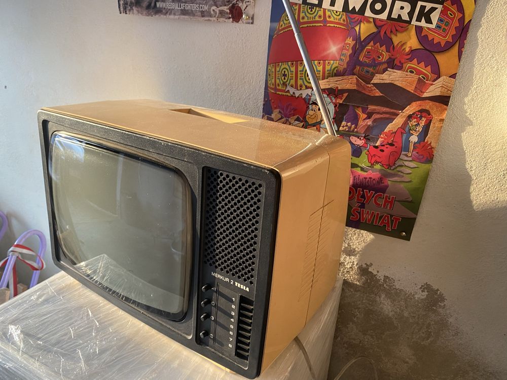 Telewizor MERKUR 2 Tesla Czechosłowacka produkcja