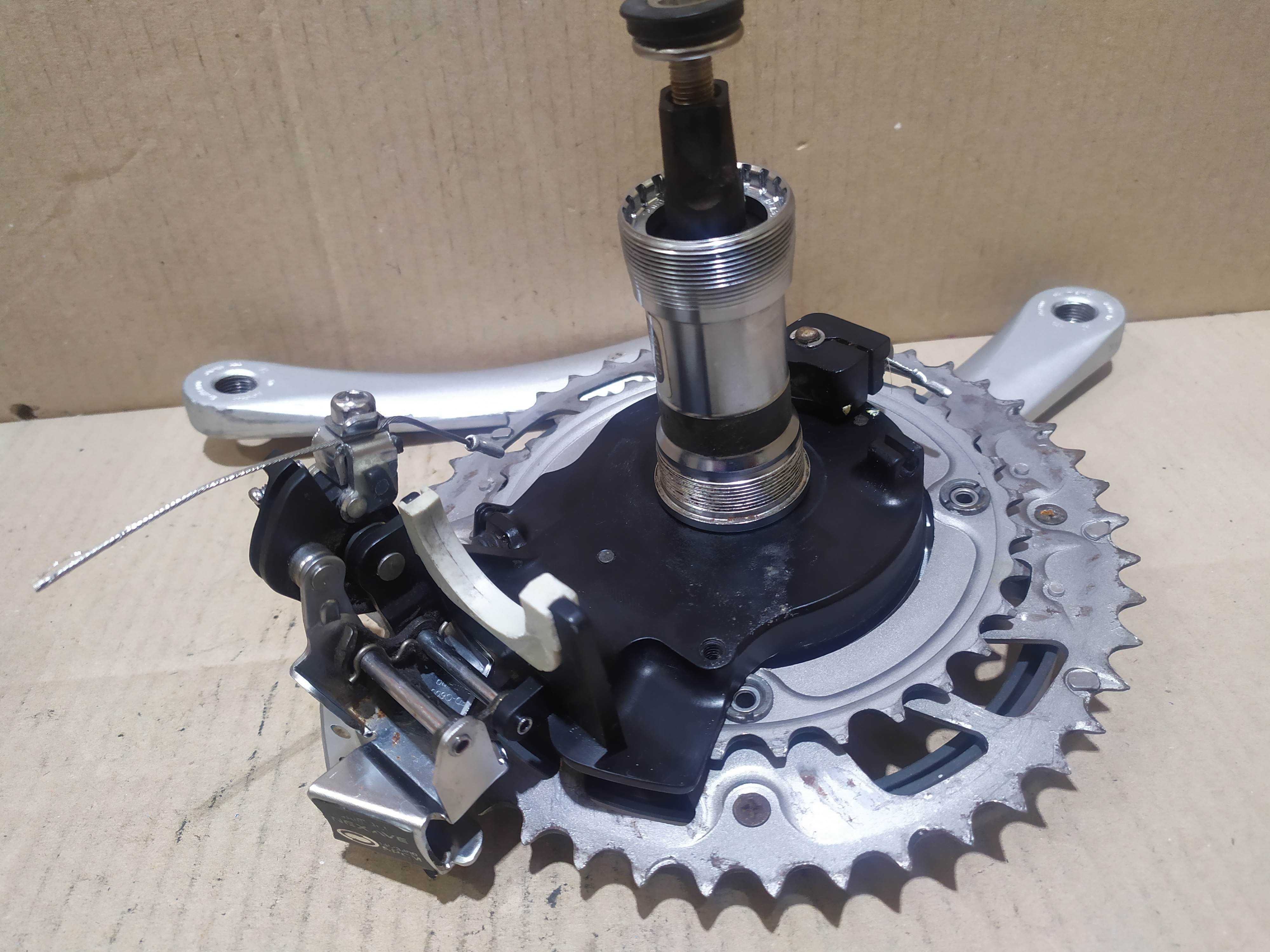 Шатуны перекидка Shimano Nexave- C600  и каретка