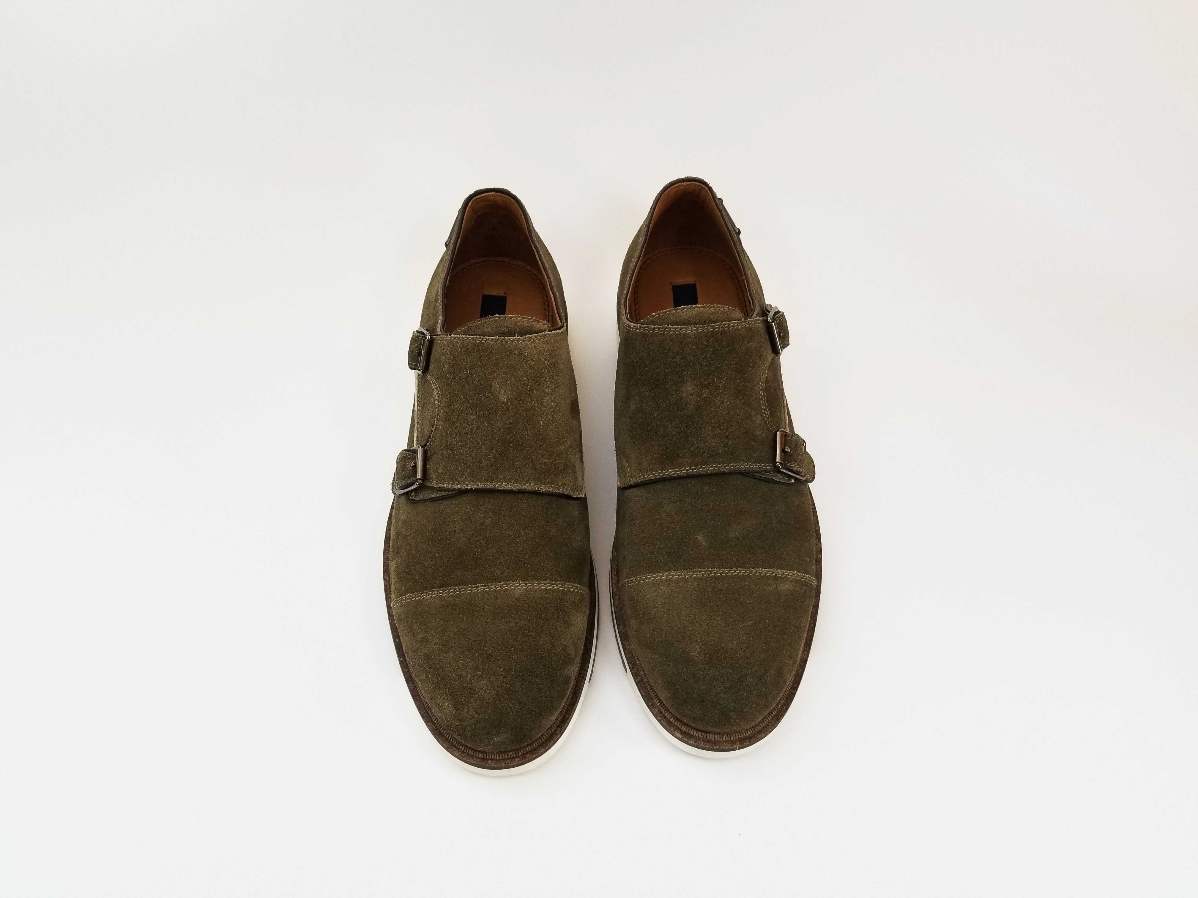 MEXX оригинал чоловічі зелені туфлі монкі 42 27.5 см