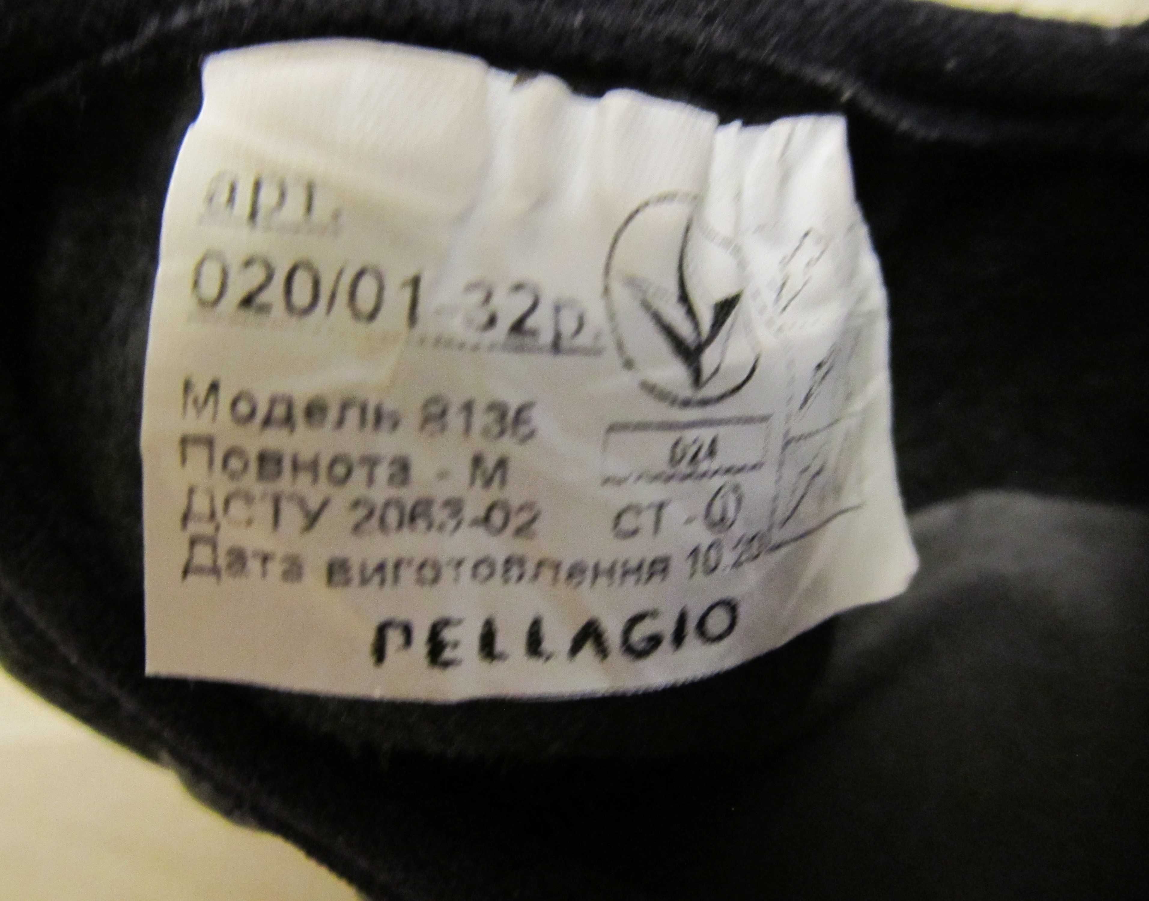 Pellagio Чешки кожаные черные классические унисекс