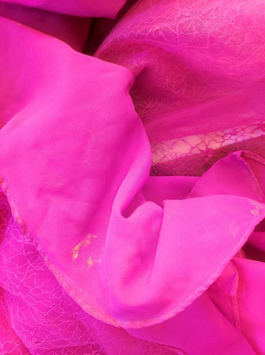 Bordowa suknia r. 38/40