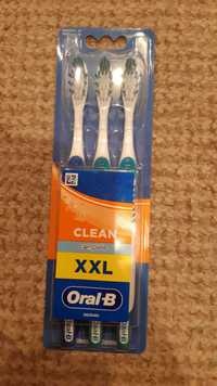 Nowe Oral B Clean complete XXL szczoteczki manualne 3sztuki