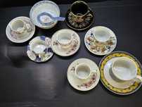 Chávenas de porcelana