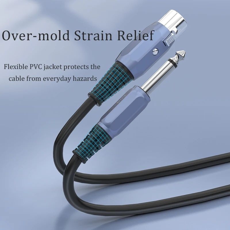 Kabel XLR 1m nowy