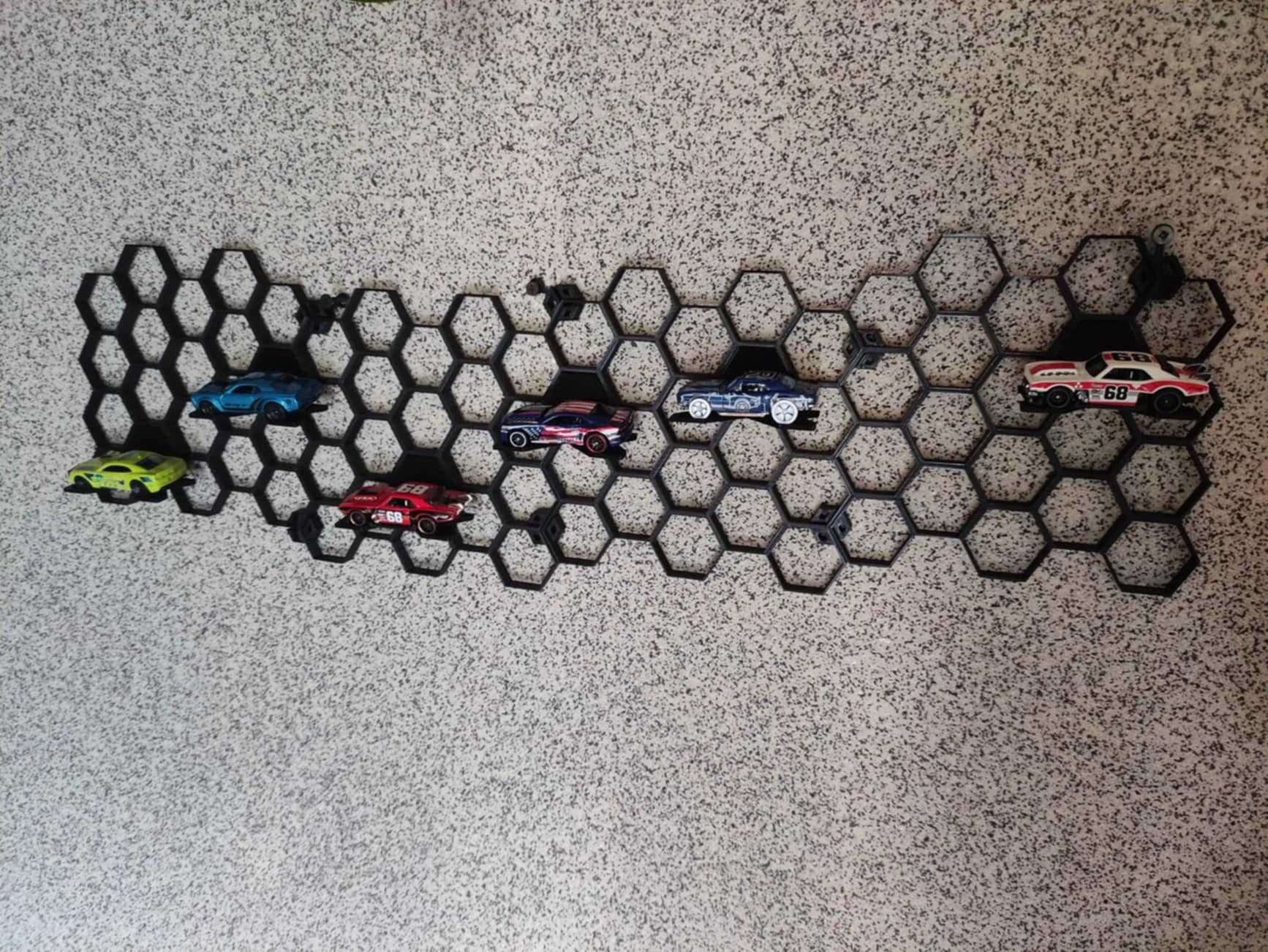 Wiszący stojak na samochodziki hot-wheels | DRUK 3D