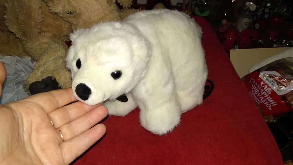 мягкая игрушка фирменный белый медведь мишка германия как новый