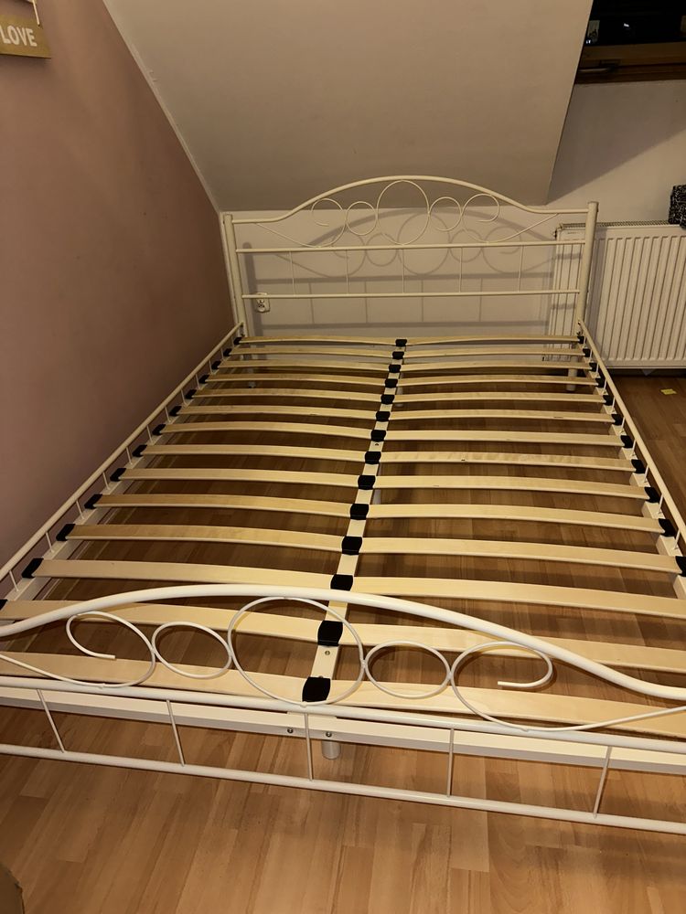 Rama łóżka ze stelazem, łóżko 140x200