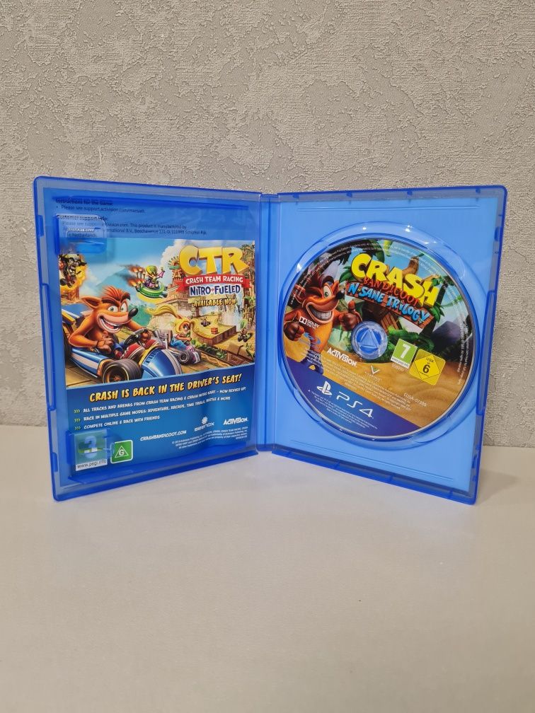 Crash Bandicoot N Sane Trilogy Креш Краш Трилогия Eng Ps4 Ps5 Обмен