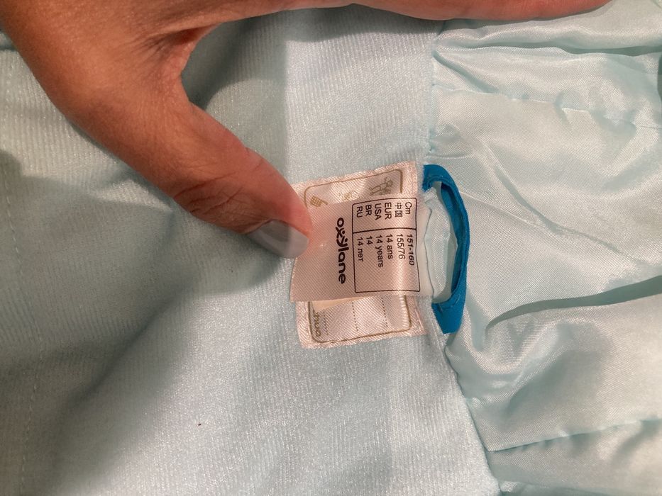 Casaco neve senhora azul decathlon