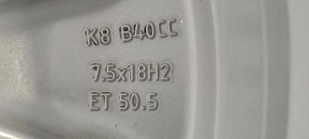 7. Felgi aluminiowe ORYGINAŁ VOLVO R 18 5x108 Bardzo Ładne