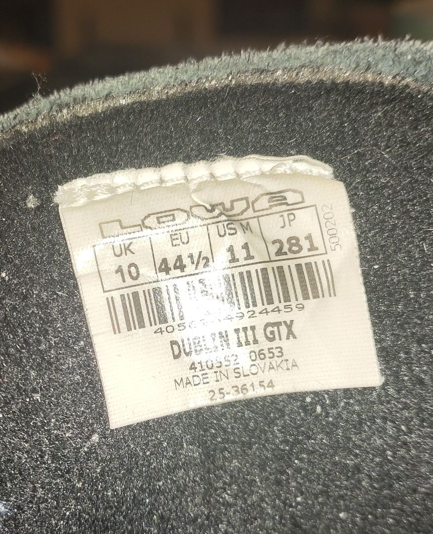 Зимові чоловічі черевики Lowa DUBLIN III GTX 44
