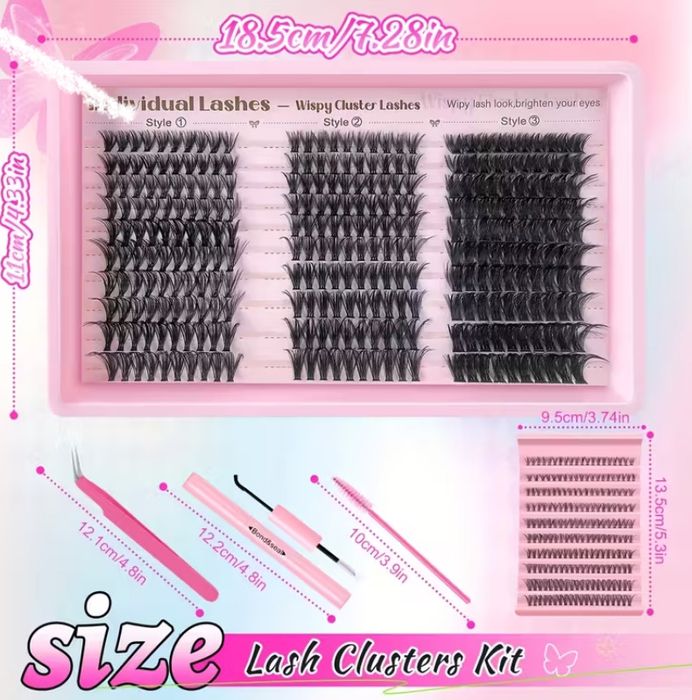 накладні вії для самонарощення 30D