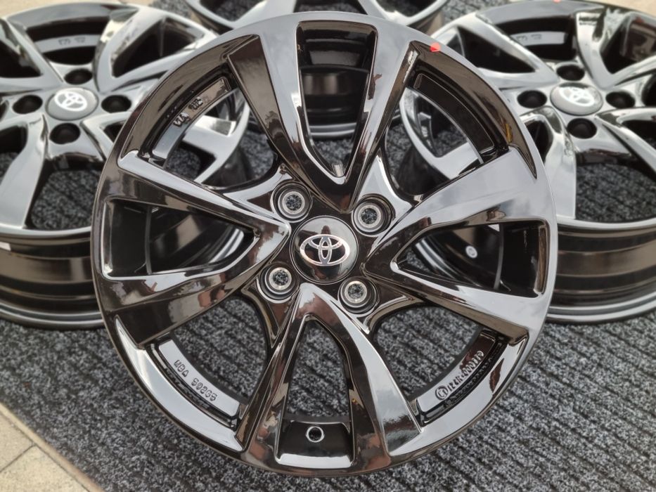 Toyota Yaris 15" Alufelgi nowe Aygo IQ 4x100 Felgi nowe czarny połysk