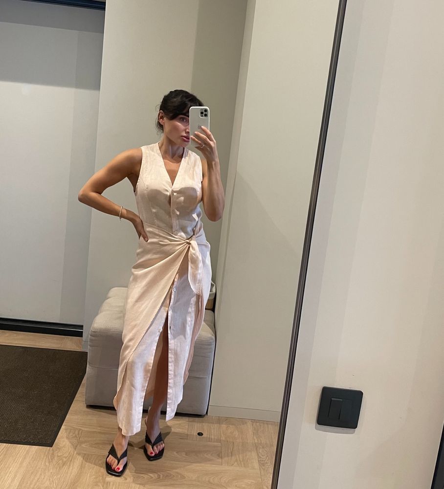 Сукня вау льон massimo dutti xs maje marsego