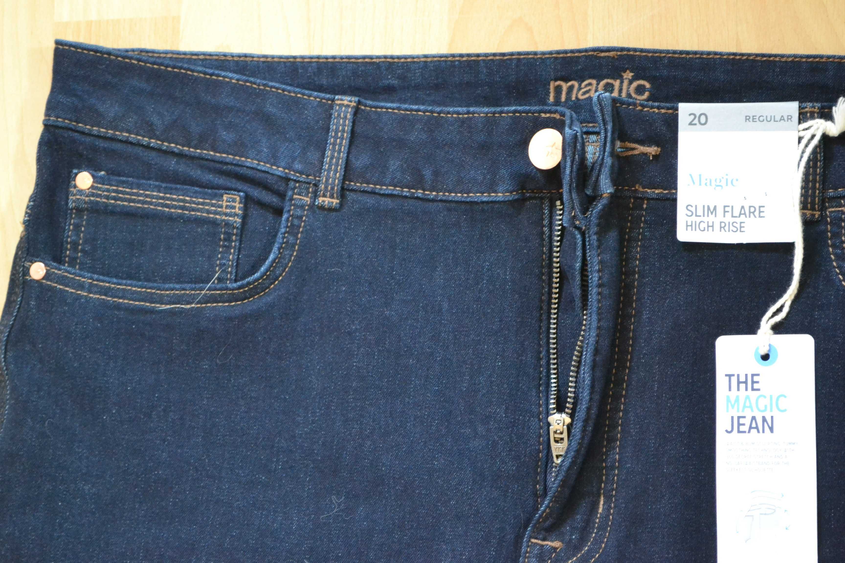 Spodnie jeans damskie M&S Nowe Rozm 48