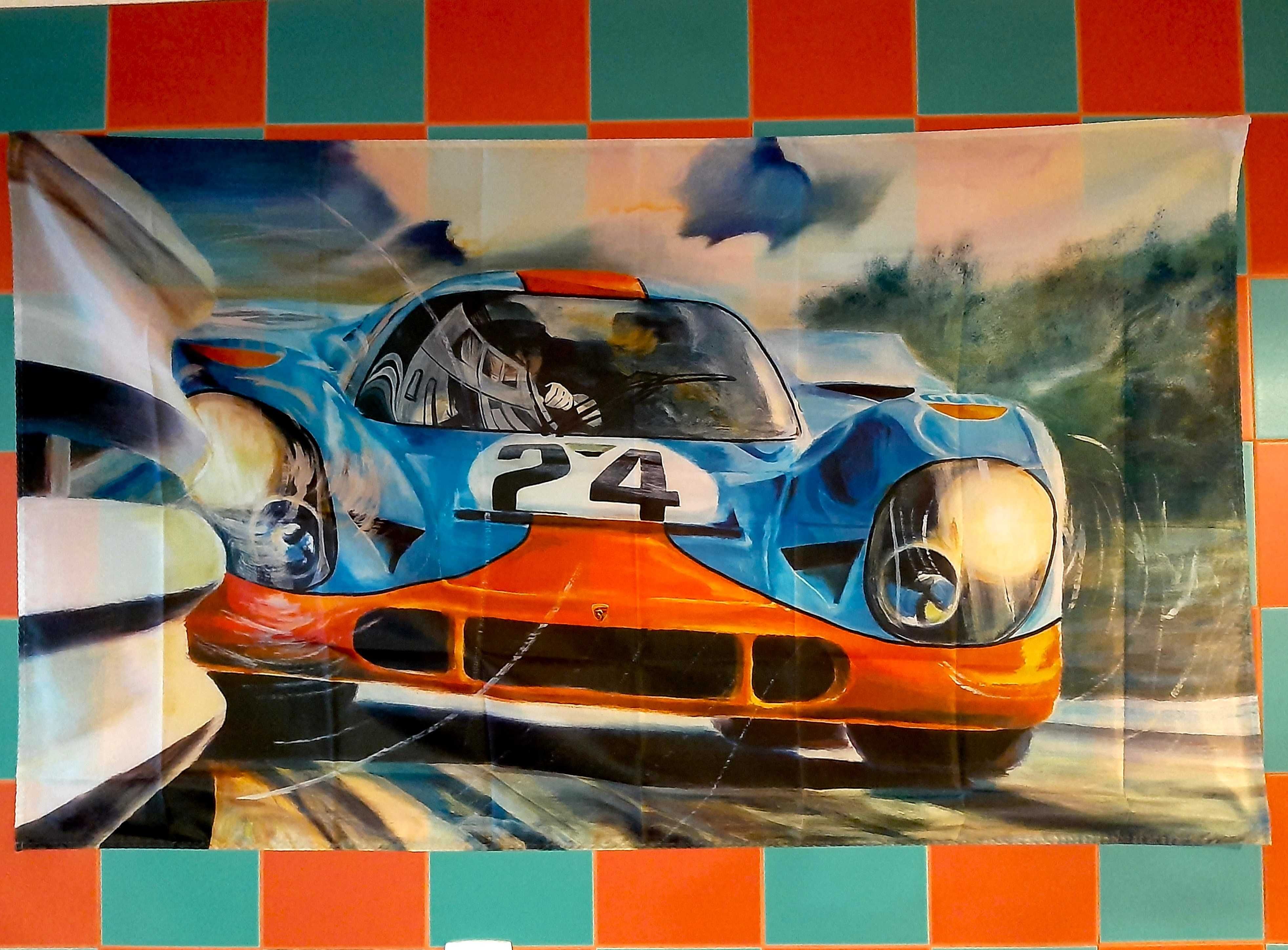 Automobilia Poster em Tecido Porsche 917