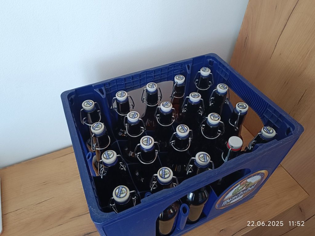 20 butelek zamykanych na soki napoje