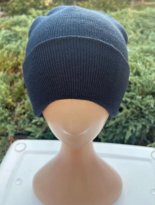 Czapka wywijana unisex gladka