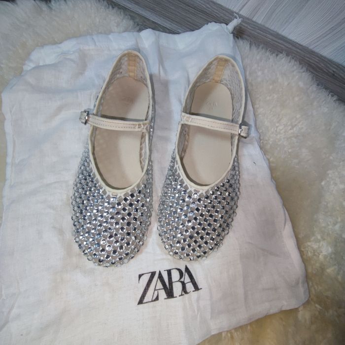 ZARA святкові туфельки човники 32р