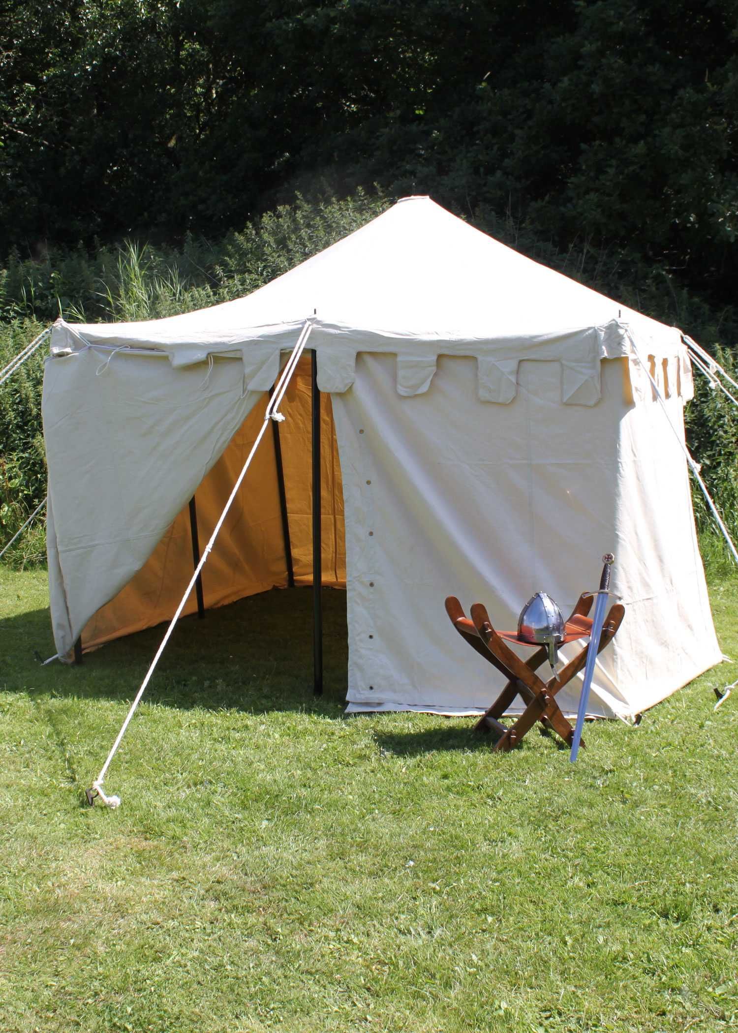 Namiot Rycerski Herold, 3 X 3 M,  Kolor Naturalny - Bm