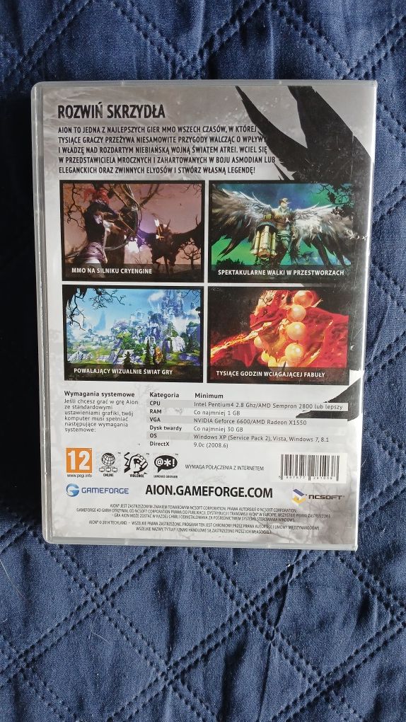 2 x gra PC AION Free-To-Play, Shadow Harvest Phantom OPS