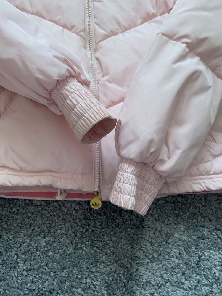 Вінтажна зимова курточка adidas, якість відмінна + шапка Xs, S