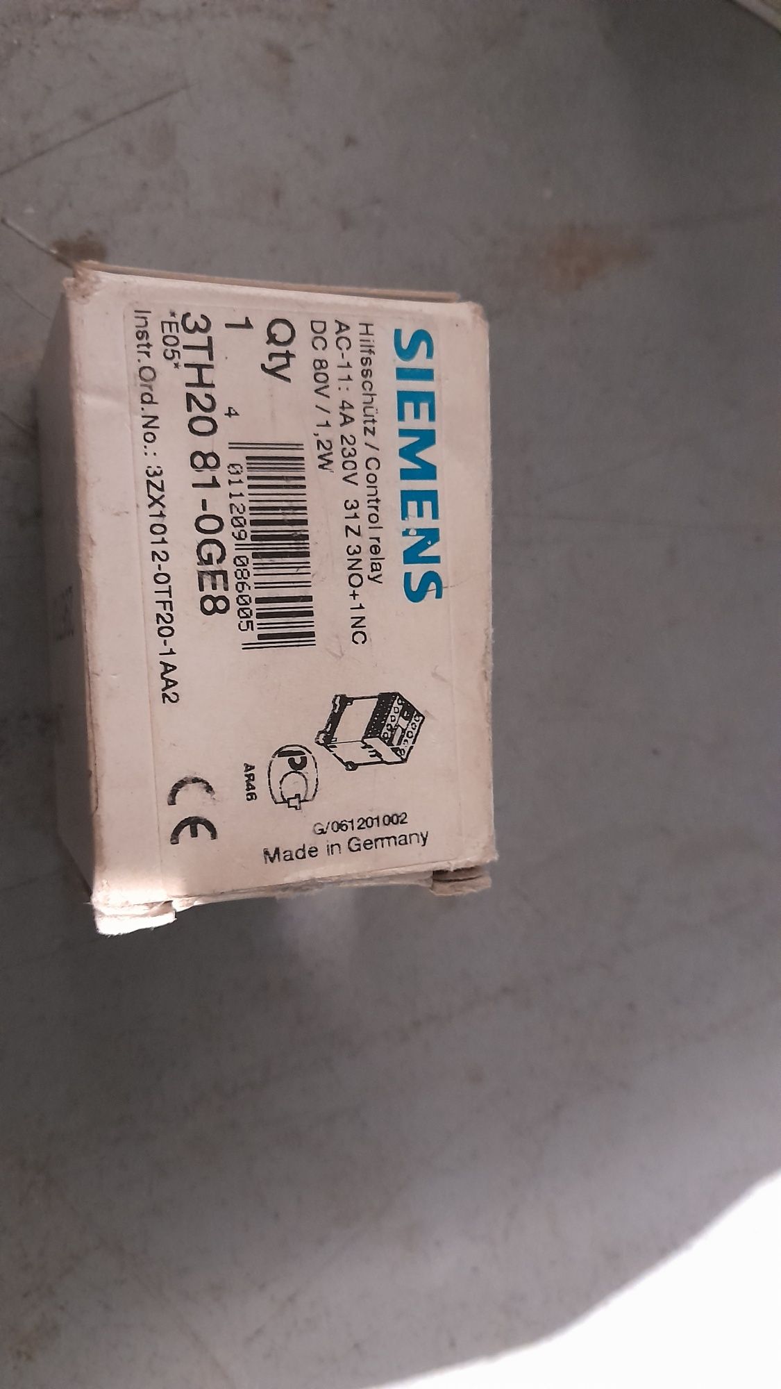 Contactor siemens