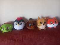 Conjunto 5 Peluches coleção