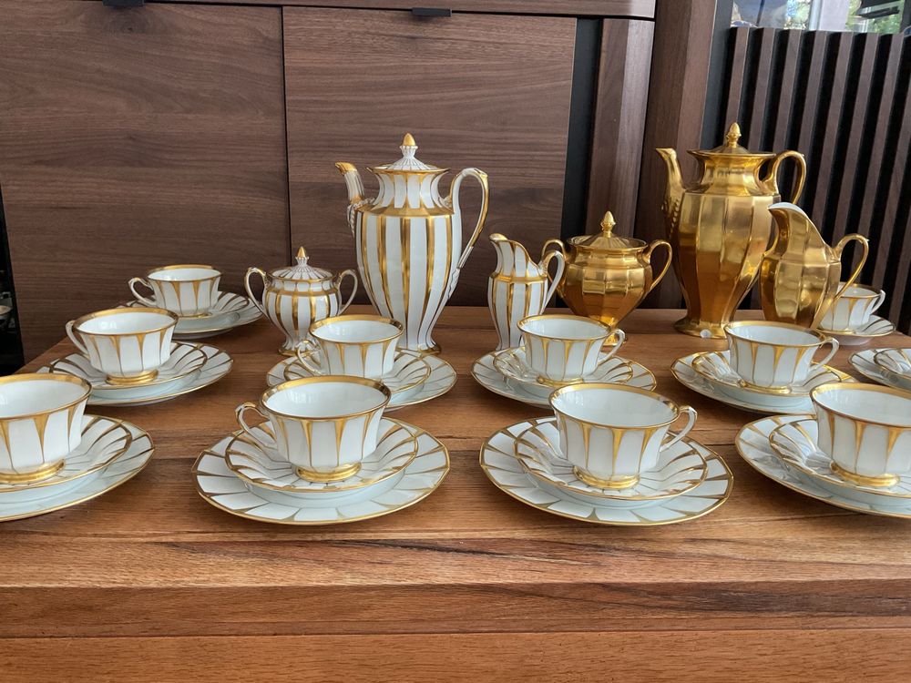Serwis kawowy porcelana Furstenberg Grecque Athena