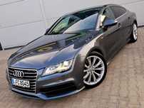Audi A7 Sportback Piękna S-LiNE 313PS! Skóra+Kubełki+Grzane^Ele.Klapa^LEDY+XENON^ALu19