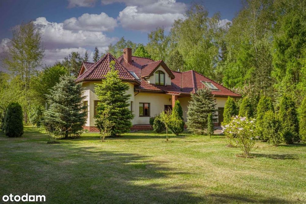 Rezydencja na pięknej, dużej działce w Krzywcu.