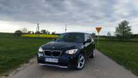 BMW X1 E84 2.0d 143KM Czarny Metalik 2012 Zarejestrowana w Kraju OC PT