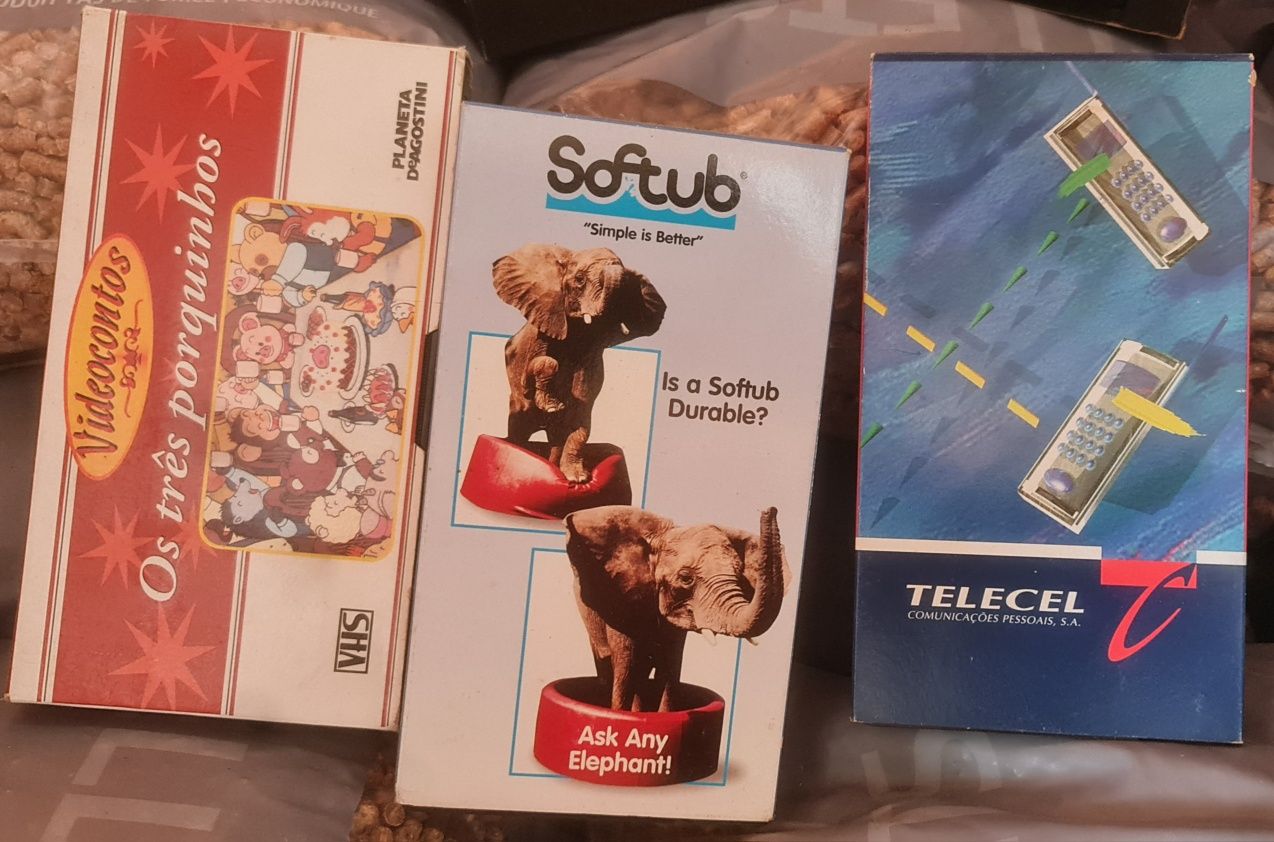 Lote de cassetes VHS