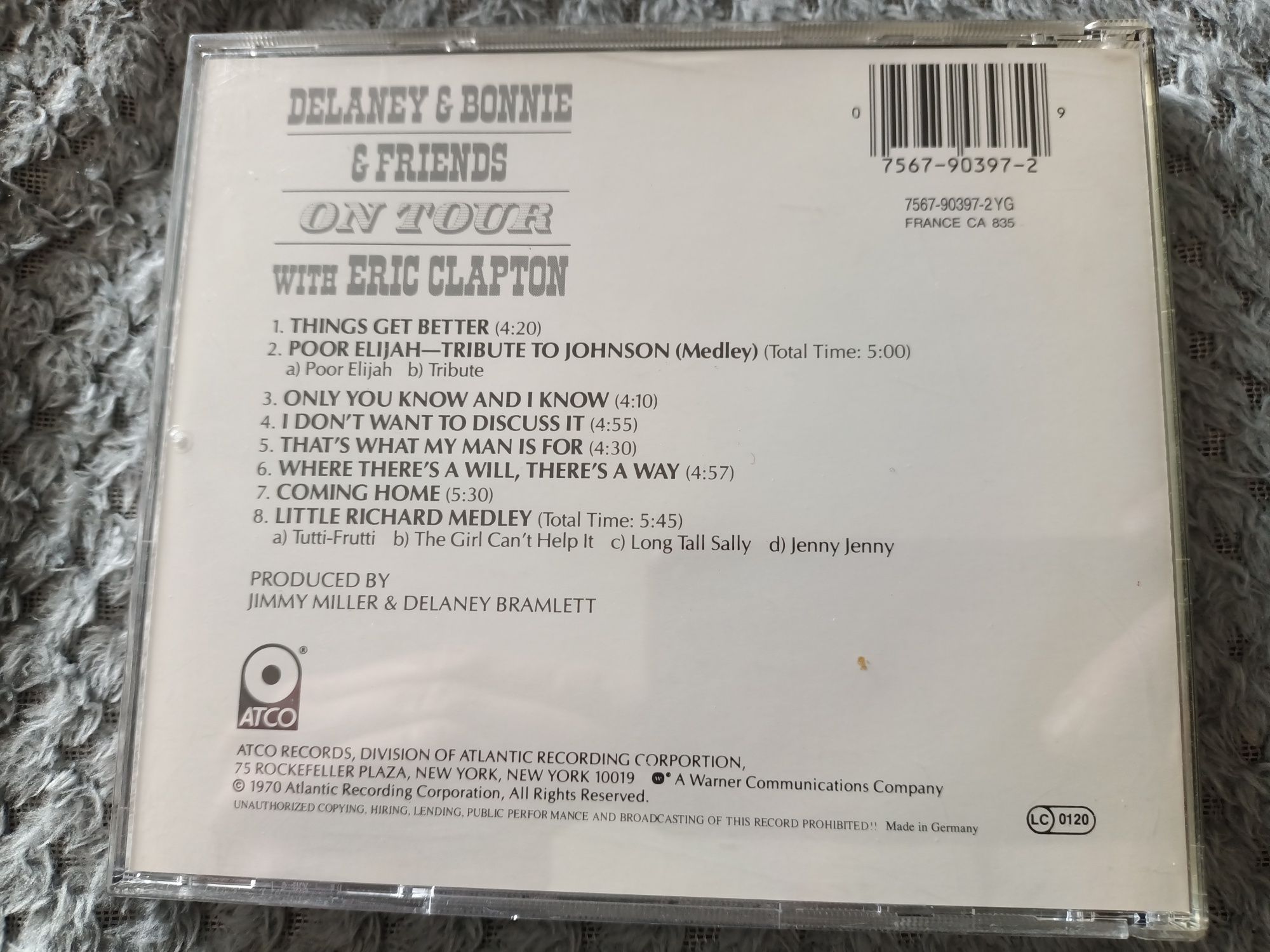 Delaney & Bonnie & Friends - On Tour With Eric Clapton (CD, Album, RE)