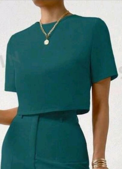 Blusa verde seco