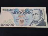 100000 tyś zł 1990 Stanisław Moniuszko PRL stan UNC