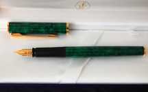 Pióro wieczne Waterman Apostrophe Green Marble zielony marmur złoto