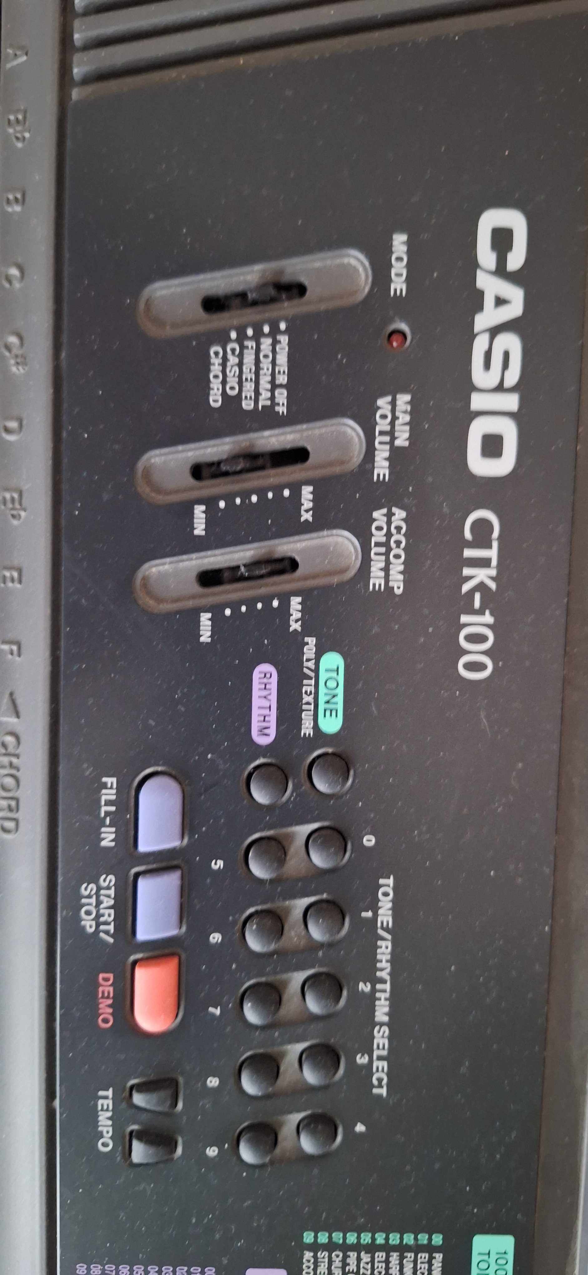klawiatura Casio CTK 100 używana