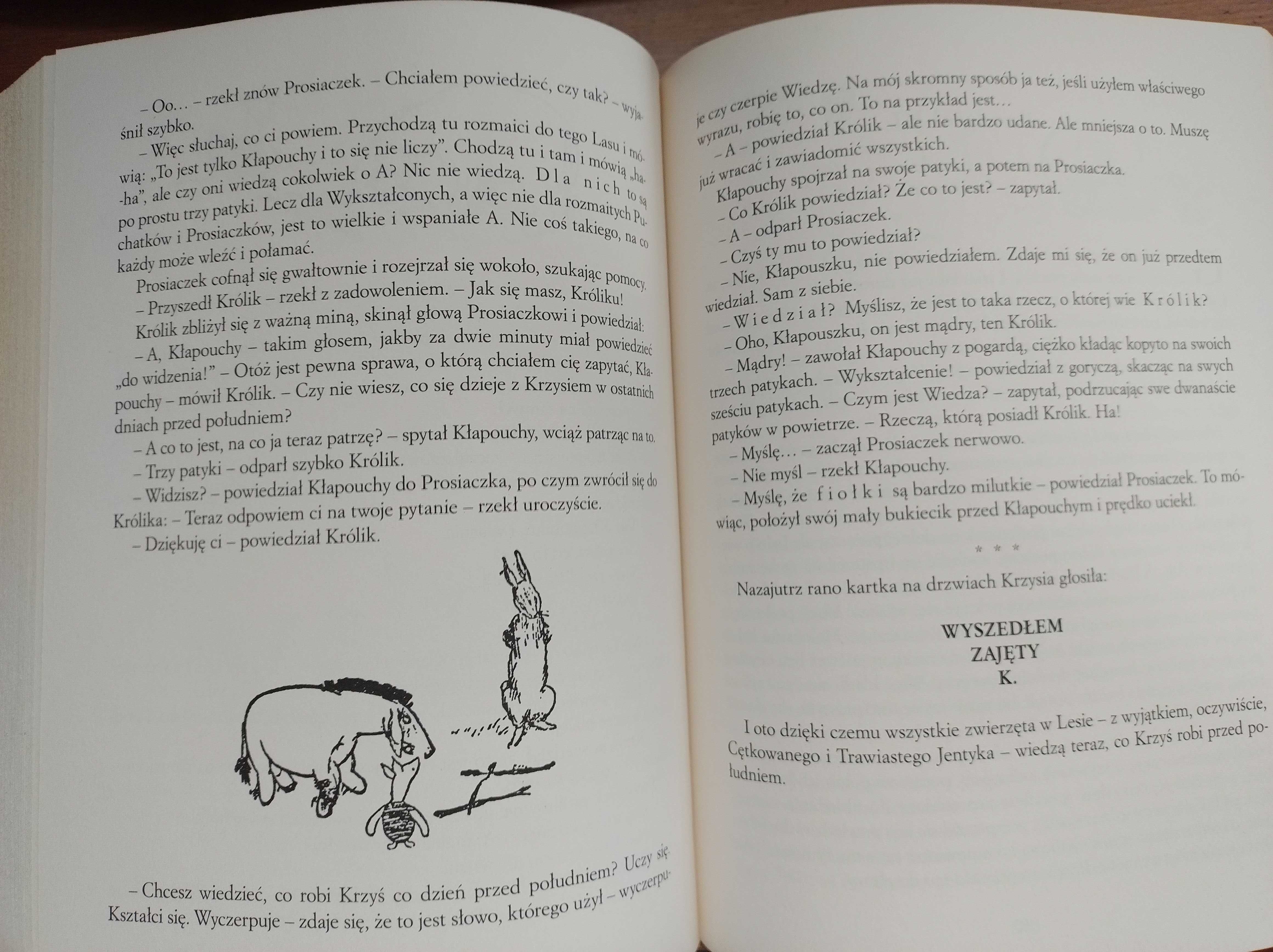 Wielka księga Kubusia Puchatka  A.A.Milne - Nasza Księgarnia, 2006 rok